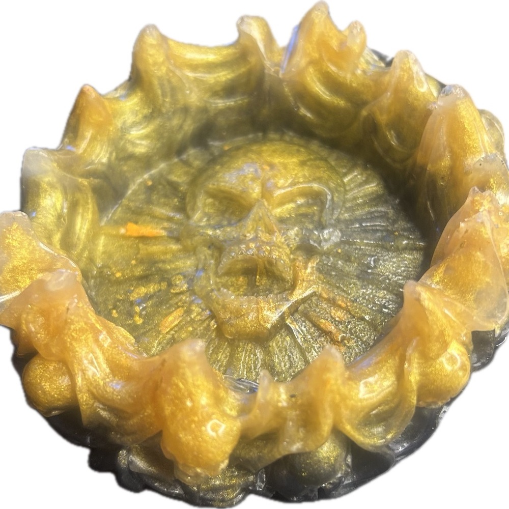 Skull Ashtray  | Handmade Resin